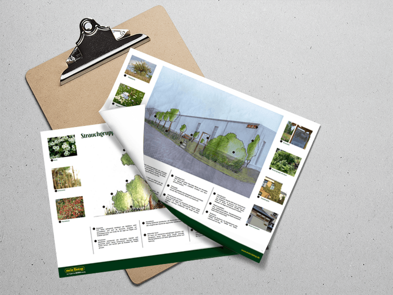 Naturnahes Firmengelände Planung